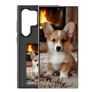 Innovative DIY E-Ink Smart Display Photo on Rear Projection Back Cover for Galaxy S24 Ultra (3 Colours)