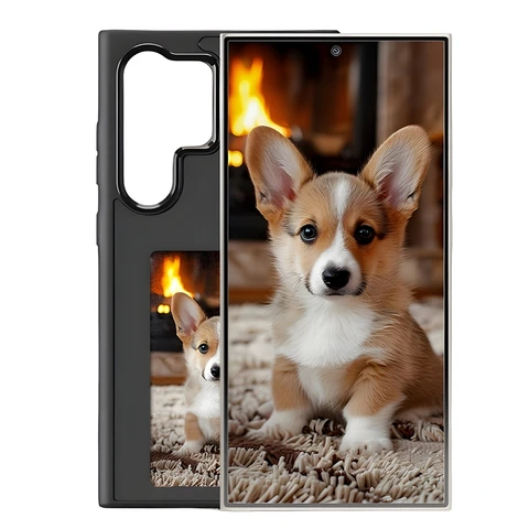 Innovative DIY E-Ink Smart Display Photo on Rear Projection Back Cover for Galaxy S24 Ultra (3 Colours)