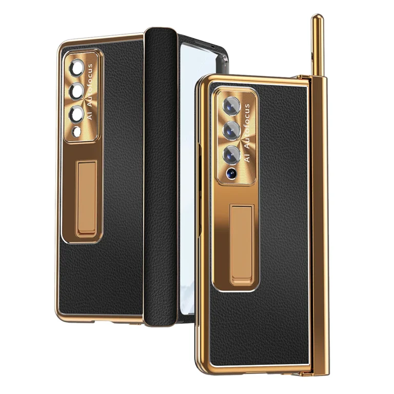 | Wholesale Price at Gaffar India Anti-Scratch Aluminum Protective Case for Samsung Galaxy Z Fold3 Fold4 Fold5 Fold6 Fold 3 Fold 4 Fold 5 Fold 6 5G Glass Film S Pen Holder Phone Cover