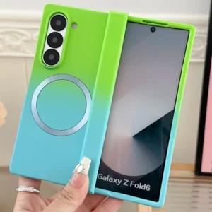 Gradient Color For Magsafe Magnetic Hinge Protection Hard Plastic Phone Case for Samsung Galaxy Z Fold 7 6 5 4 3 5G Cover