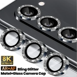 Gitter Diamond Metal Ring Camera Glass Protectors For Samsung Galaxy Z Fold7 5G Lens Cap On Sumsung Fold 7 ZFold7 Case Friendly