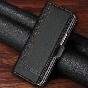 For Samsung Galaxy Z Fold 7 6 5 4 3 5G Luxury Case Magnetic Leather Book Etui Samsung Z Fold7 Case ZFold 7 Fold6 5 Phone Cover