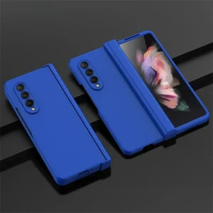 Fashion Candy Color Shockproof PC Material Case For Samsung Galaxy Z Fold 7 6 5 4 3 5G with Hinge Slim Folding Protection Cover