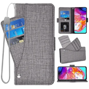 Flip Cover Leather Wallet Case For Samsung Galaxy Z Fold 5 4 3 2 5G Fold5 Fold4 Fold3 Fold2 5G Zfold Card Holder Phone Case