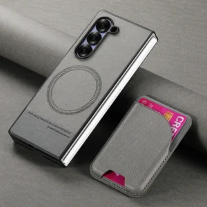 For Samsung Z Fold7 Fold 6 5 4 3 5G 2In1 Detachable Leather Card Case For Samsung Galaxy Z Fold 7 Etui Z Fold6 5 4 3 Back Cover
