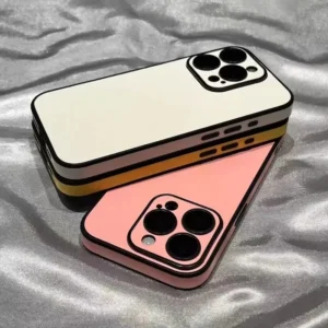 Luxury Matte Cortex Phone Case For iPhone 16 15 14 13 12 11 Pro Max Plus Shockproof Bumper Cover Funda With Lens Protection