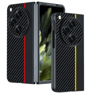 For Oneplus Open Rugger Armor Carbon Fiber Hard Plastic Case,Anti-Shock Skin TPU PC Gel Case For OPPO Find N3 N2