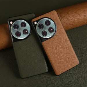 Premium Genuine Leather Phone Case For Oneplus 12 11 11R 10Pro 12 10R 10T Ace Nord N100 Cover Handmade Back Shell Coque