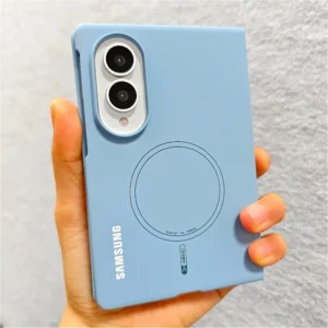 Skin Feel Magnetic Case For Samsung Galaxy Z Fold 8 Ultra 7 6 5 5G ZFold8 For Magsafe 2-piece Set Luxury Shockproof Back Cover 1