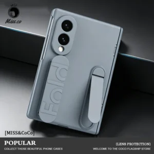 Hinge Elastic Wristband Stand 360 Full Protection Case for Samsung Z Fold 8 Ultra 8 Wide 7 6 5 4 3 Tempered Glass Folding Cover 1