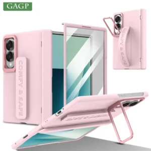 Lens Holder Wristband Case For Samsung Galaxy Z Fold 8 Ultra 7 6 5 4 Hinge Screen Glass Film Protection Shockproof Bracket Cover 1