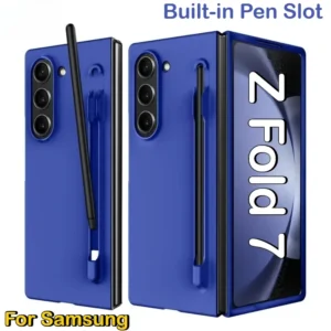 Luxury Skin Feeling PC Hard Case for Samsung Galaxy Z Fold 8 Ultra 7 6 5 4 3 with S Pen Slot and Pen Ultra-thin Shockproof Cover 1