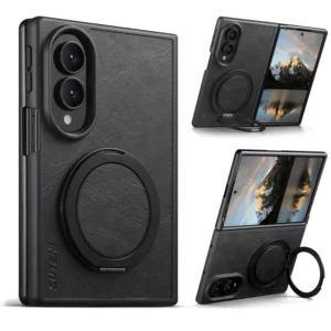For Samsung Galaxy Z Fold 5 6 7 8 Ultra Case Magnetic 2-in-1 Leather 360° Rotating Stand Back Cover Protective Full Body Funda 1