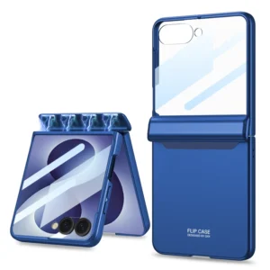 Magnetic Hinge All-included Phone Case for Samsung Galaxy Z Flip 8 Outer Screen Protective Matte Hard Cover for Galaxy ZFlip 8 1