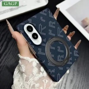 For Samsung Galaxy Z Fold 8 Ultra Case Luxury Carbon Fiber Pattern Magnetic 360° Rotate Stand Shockproof Protective Back Cover 1