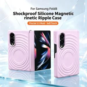 Luxury Soft TPU Liquid Silicone for Magsafe Case For Samsung Galaxy Z Fold 7 8 Ultra Wide Fold8 Magnetic Hinge Protection Cover  1