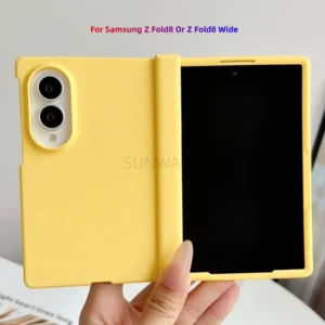 Luxury Fully Wrapped Hinge Protective Phone Case For Samsung Galaxy Z Fold 8 Wide Z Fold7 6 5 4 3 8 Ultra Matte Skin Feel Cover 1
