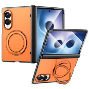 360 Rotating Ring Holder Kickstand For Magsafe Magnetic Phone Case For Samsung Z Fold8 Ultra 7 Hinge Protective Shockproof Cover 1