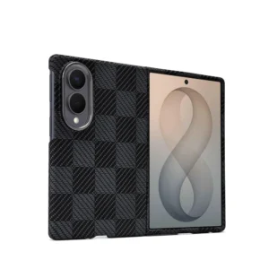 Premium PC Carbon Fiber Pattern Texture Case For Samsung Galaxy Z Fold 8 Ultra Magnetic Wireless Charging Anti-scratch Cover 1