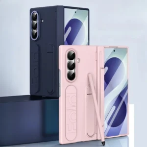 For Samsung Galaxy Z Fold 8 Ultra Z Fold 7 6 5 4 3 Hinge Protection Case With S Pen Pen Slot Screen Protector Wristband Holder 1