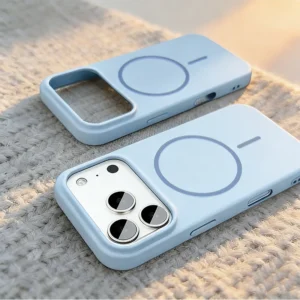 Matte Soft Liquid Silicone Phone Case For iPhone 15 16 17 18 14 13 12 Pro Max Magsafe Wireless Charging Cover For Apple 18 Pro 1