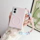 Magnetic Color Block Hand Strap Phone Case for Samsung Galaxy Z Fold8 Fold 8 Wide for Magsafe Shockproof Hinge Protection‌ Cover 1