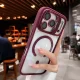 Luxury Clear Shockproof For Magsafe Bracket Case For iPhone 17 18 PM 16 E 15 Plus 14 13 12 Pro Max 17e 16e Wireless Charge Cover 1