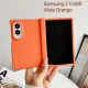 For Samsung Galaxy Z Fold3 4 5 6 7 8 Ultra Wide Case Colorful Skin-friendly Matte Silicone Hinge Fold Shockproof Protective Case 1