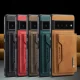 2 in 1 Detachable Leather Cards Holder Wallet Cover For Samsung Galaxy Z Fold 6 5 4 5G Fold4 Fold3 Magnetic Card Bag Stand Case