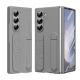 Original Phone Case For Samsung Galaxy Z Fold 7 6 5 4 5G Protective Cover With Stand Glass Film Z Fold6 Fold7 Silicone Grip Case