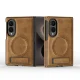 Luxury Business Magnetic Kickstand Leather Phone Case for Samsung Z Fold 8 Wide Shockproof For Magsafe Skin Feel Slim Cover 1