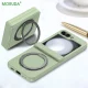 Z Flip6 360° Luxury Metal Magnetic Bracket Phone Case For Samsung Galaxy Z Flip 7 6 5 4 3 Flip7 Shockproof Hinge 2in1 Hard Cover 1