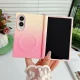 Magnetic for MagSafe PU Leather Case for Samsung Galaxy Z Fold 8 Shockproof Hinge Protective Slim Skin Fell Gradient Color Cover 1
