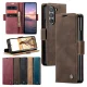 Retor Leather Wallet Case Anti-Drop Flip Case for Samsung Galaxy Z Fold 7 6 5 4 Fold6 Shockproof Phone Cover Cards Holder Bumper