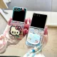cute-cartoon-sanrio-hello-kitty-stand-holder-phone-case-for-samsung-galaxy-z-flip-7-6-5-4-3-case-hard-tpu-cover-with-lanyard-featured.webp